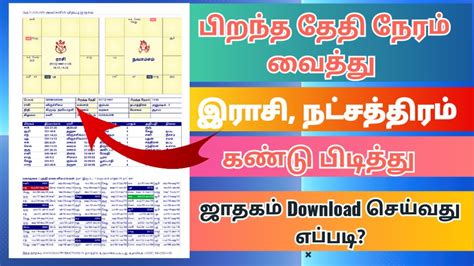 rasi chart tamil|Tamil Jathagam Online Free Download